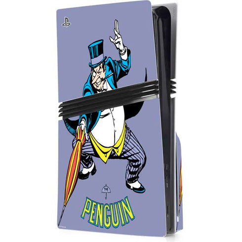 DC Comics The Penguin Portrait PS5 Pro Disk Console Skin