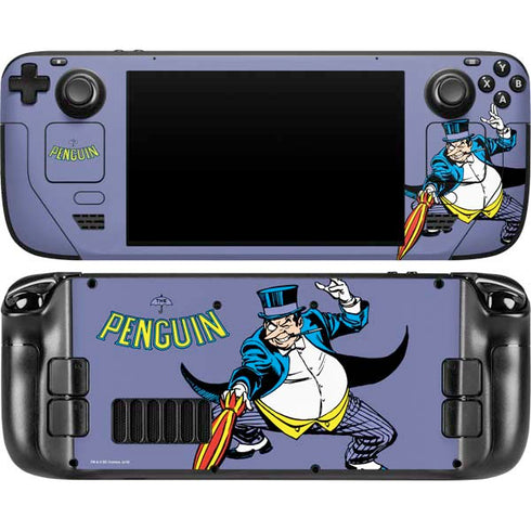 DC Comics The Penguin Portrait Steam Deck Handheld Gaming Computer OLED Skin