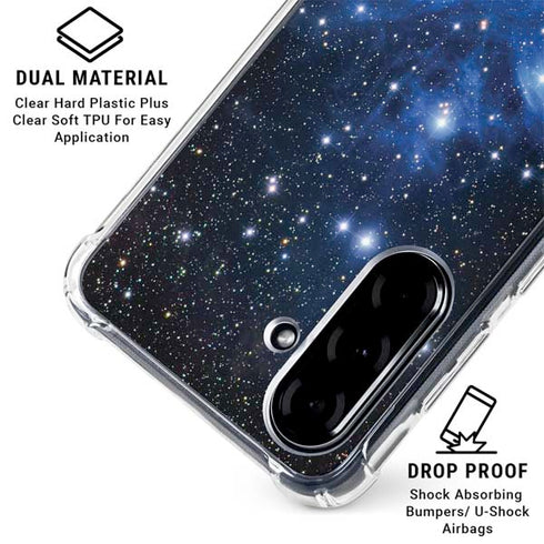 Space The Pleiades Galaxy A36 5G Clear Case