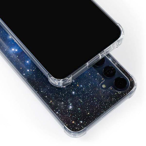 Space The Pleiades Galaxy A55 5G Clear Case