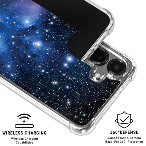 Space The Pleiades Galaxy S26 Plus Clear Case