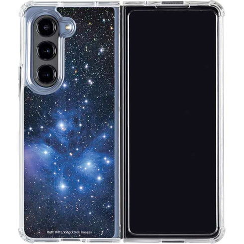 Space The Pleiades Galaxy Z Fold5 5G Clear Case