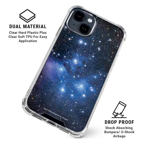 Space The Pleiades iPhone 15 Clear Case