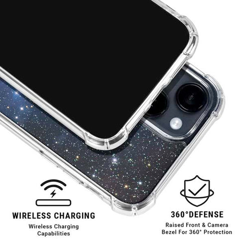 Space The Pleiades iPhone 15 Clear Case