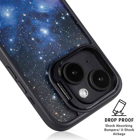 Space The Pleiades iPhone 15 Plus Kickstand Case