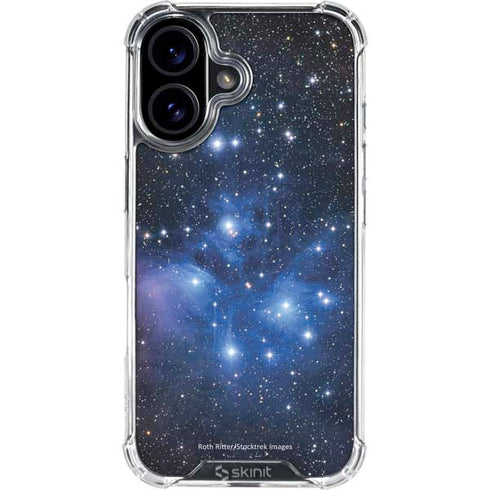 Space The Pleiades iPhone 16 Plus Clear Case