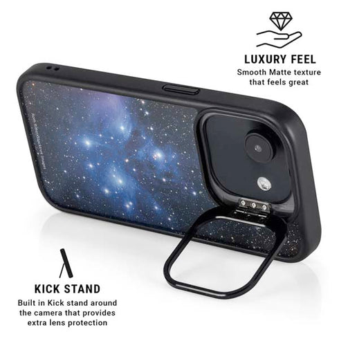 Space The Pleiades iPhone 16e Kickstand Case