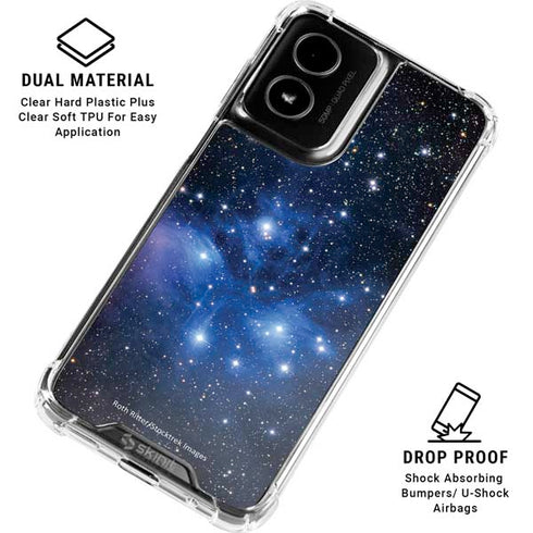 Space The Pleiades Moto G Power 5G (2024) Clear Case