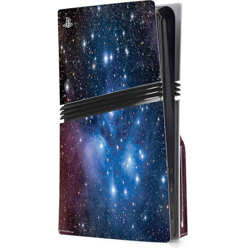 Space The Pleiades PS5 Pro Disk Console Skin