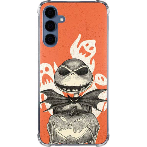 Disney The Nightmare Before Christmas The Pumpkin King Galaxy A55 5G Clear Case