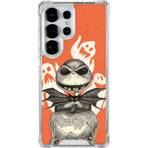 Disney The Nightmare Before Christmas The Pumpkin King Galaxy S25 Ultra Clear Case
