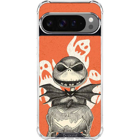 Disney The Nightmare Before Christmas The Pumpkin King Google Pixel 10 Pro XL Clear Case
