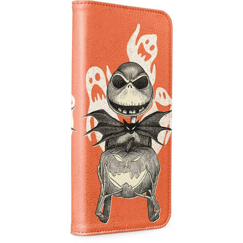 Disney The Nightmare Before Christmas The Pumpkin King iPhone 15 Plus Folio Case