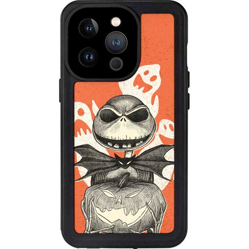 Disney The Nightmare Before Christmas The Pumpkin King iPhone 15 Pro Waterproof Case