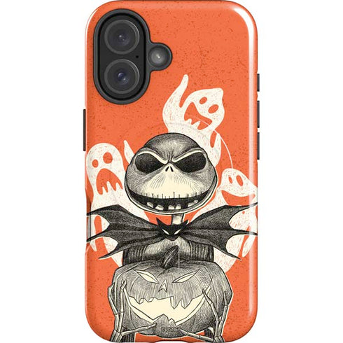 Disney The Nightmare Before Christmas The Pumpkin King iPhone 16 Plus Magsafe Impact Case