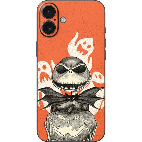 Disney The Nightmare Before Christmas The Pumpkin King iPhone 16 Plus Skin