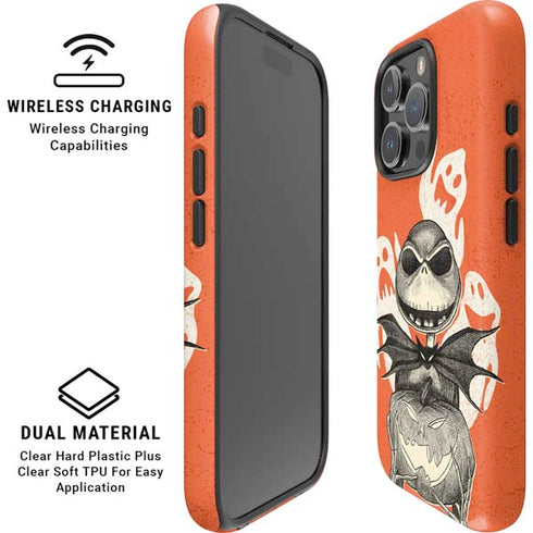 Disney The Nightmare Before Christmas The Pumpkin King iPhone 16 Pro Max Magsafe Impact Case