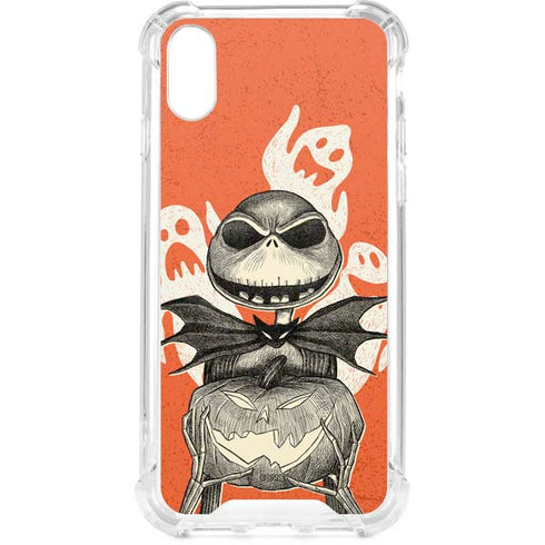 Disney The Nightmare Before Christmas The Pumpkin King iPhone XS Clear Case