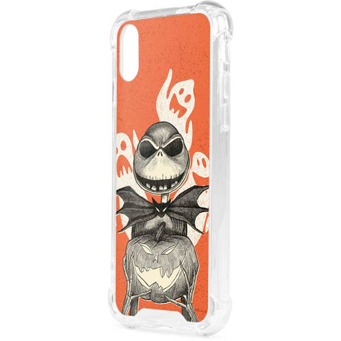 Disney The Nightmare Before Christmas The Pumpkin King iPhone XS Clear Case