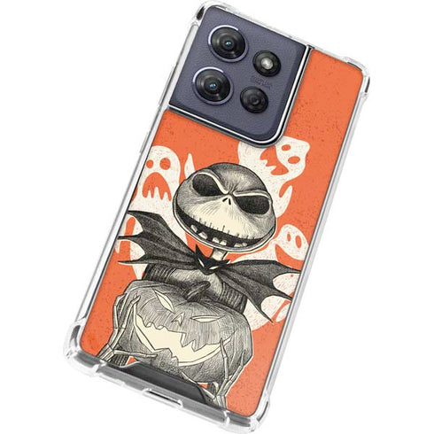 Disney The Nightmare Before Christmas The Pumpkin King Moto G Play 5G (2025) Clear Case