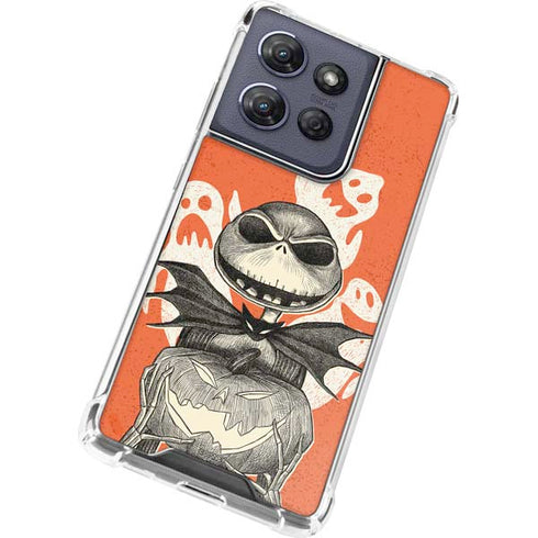 Disney The Nightmare Before Christmas The Pumpkin King Moto G Power 5G (2025) Clear Case
