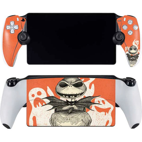 Disney The Nightmare Before Christmas The Pumpkin King PlayStation Portal Remote Player Skin