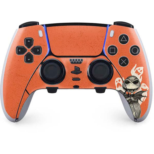 Disney The Nightmare Before Christmas The Pumpkin King PS5 DualSense Edge Pro Controller Skin