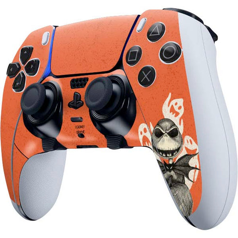 Disney The Nightmare Before Christmas The Pumpkin King PS5 DualSense Edge Pro Controller Skin