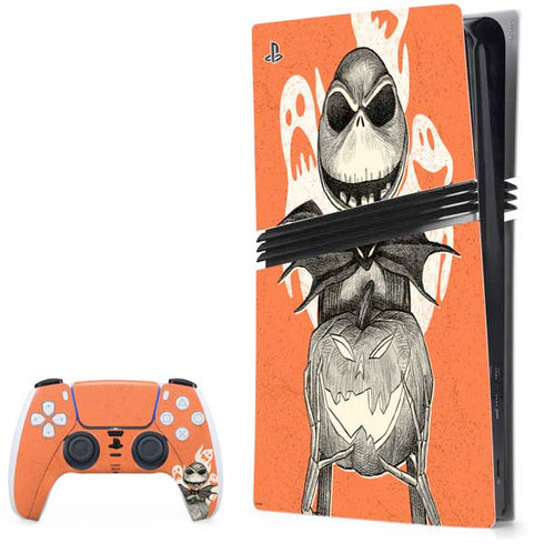 Disney The Nightmare Before Christmas The Pumpkin King PlayStation PS5 Skins