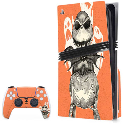 Disney The Nightmare Before Christmas The Pumpkin King PlayStation PS5 Skins
