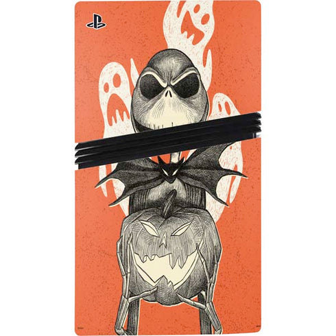 Disney The Nightmare Before Christmas The Pumpkin King PS5 Pro Disk Bundle Skin