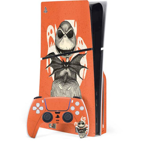 Disney The Nightmare Before Christmas The Pumpkin King PlayStation PS5 Skins