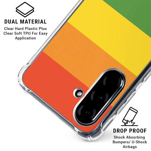 The Rainbow Flag Galaxy A36 5G Clear Case
