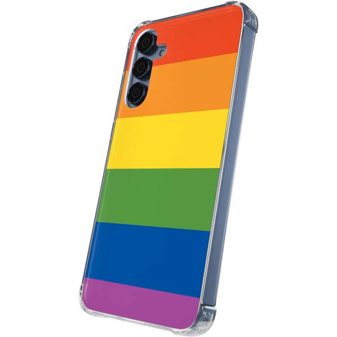 The Rainbow Flag Galaxy A55 5G Clear Case