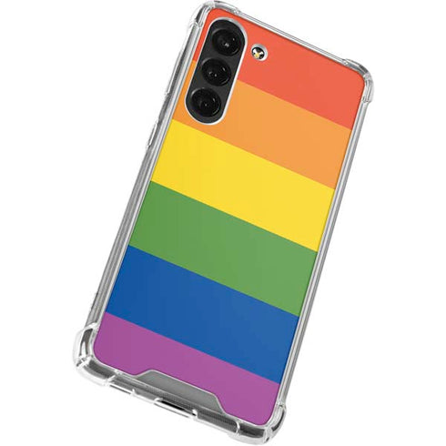 The Rainbow Flag Galaxy S24 FE Clear Case