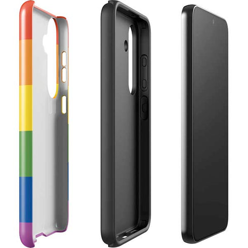 The Rainbow Flag Galaxy S25 Impact Case