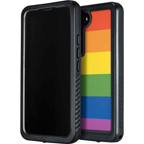 The Rainbow Flag Galaxy S24 Plus Waterproof Case