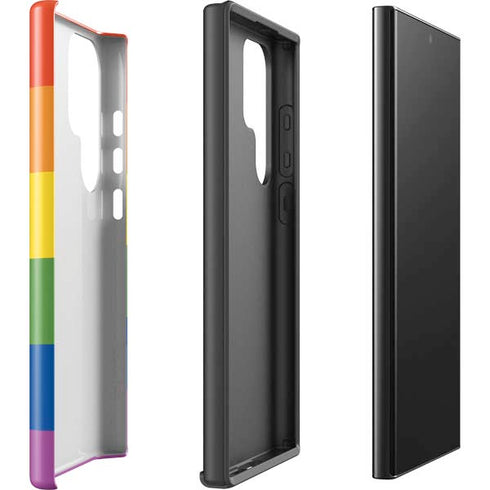 The Rainbow Flag Galaxy S25 Ultra Impact Case