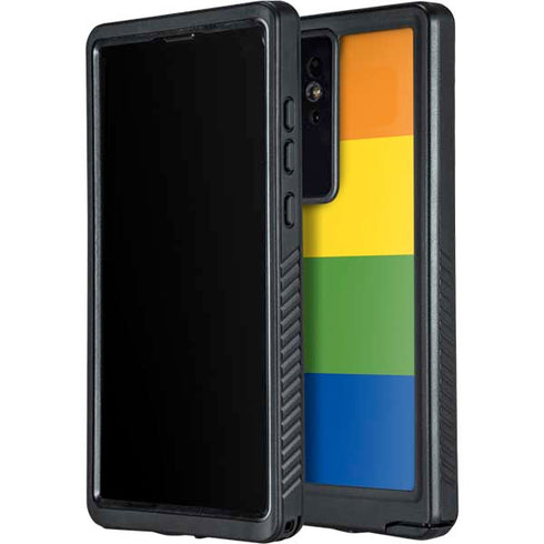 The Rainbow Flag Galaxy S24 Ultra Waterproof Case