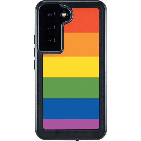 The Rainbow Flag Galaxy S24 Waterproof Case