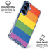 The Rainbow Flag Galaxy S25 Clear Case