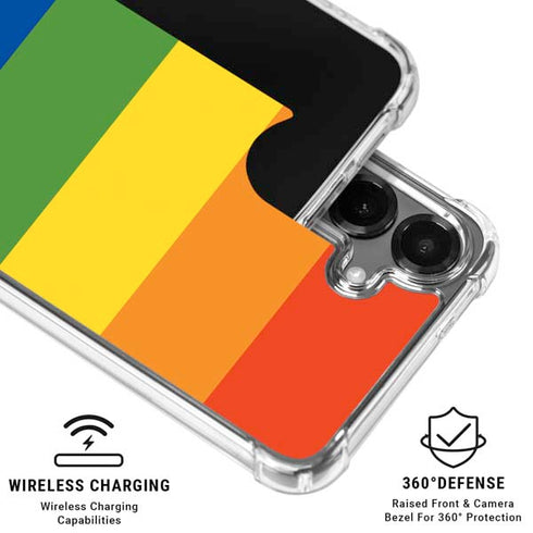 The Rainbow Flag Galaxy S26 Plus Clear Case