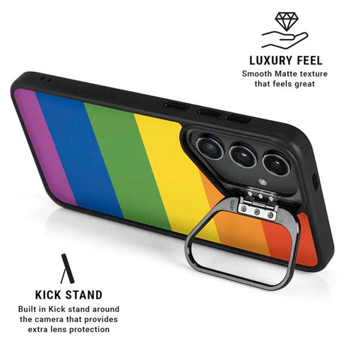 The Rainbow Flag Galaxy S26 Plus Kickstand Case