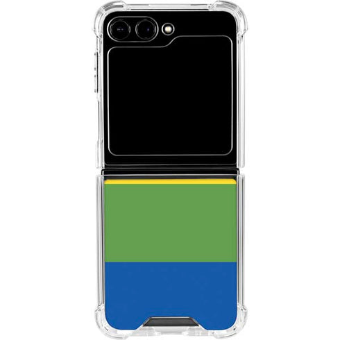 The Rainbow Flag Galaxy Z Flip6 Clear Case