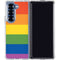 The Rainbow Flag Galaxy Z Fold7 Clear Case