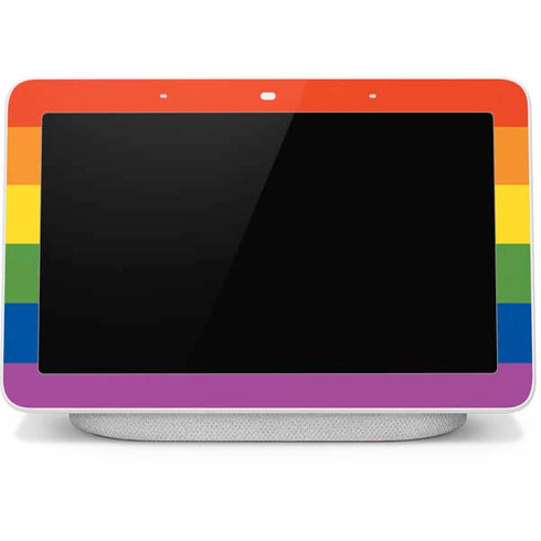 The Rainbow Flag Google Home Hub Skin