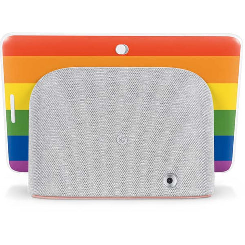 The Rainbow Flag Google Home Hub Skin