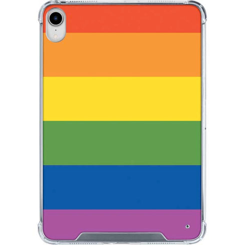 The Rainbow Flag iPad 11th Gen (2025) Clear Case