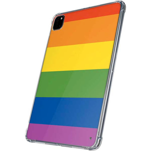 The Rainbow Flag iPad Pro 11in (2024) Clear Case