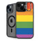 The Rainbow Flag iPhone 15 Plus Kickstand Case